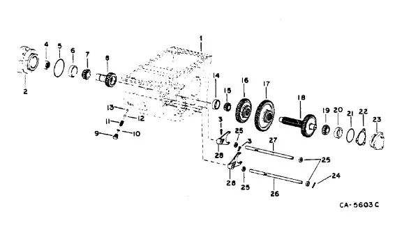 401889R1 - Шестерня 58зуб. КПП 2366/88, 6130/40 15 г.в.